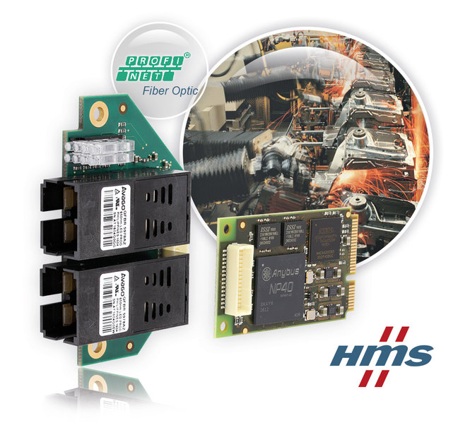 IXXAT INpact PCIe Mini kart PC’lerin PROFINET IRT Fiber Optik üzerinden iletişim kurmasını sağlıyor
